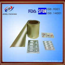 Embalaje farmacéutico de la ampolla Opa25-30micron Alu45-60micron PVC 60micron